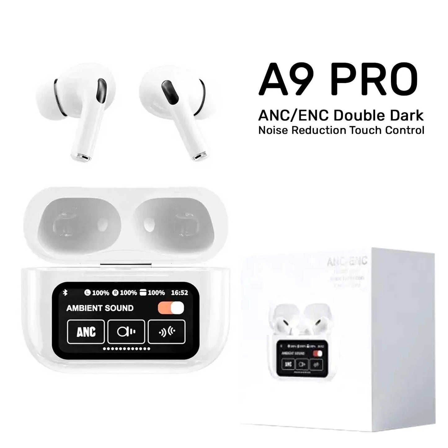 A9 pro Airpods Touch Screen  Long Battery life, Original AirPods Pro